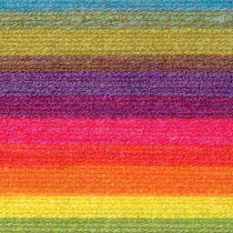 Lion Brand Mandala Yarn - Gnome, 590 yards close up showing completed pattern texture