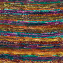 Premier Yarn Spun Colors Yarn - Snorkeling, 419 yds close up showing completed knitted pattern