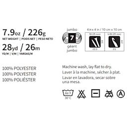 Lion Brand AR Workshop Chunky Knit Yarn (Chunky yarn details)