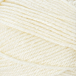 Lion Brand Basic Stitch Anti-Pilling Yarn - Ecru, close-up