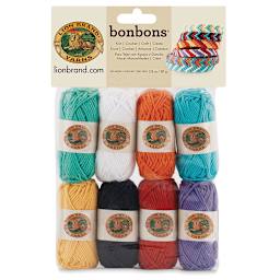 Lion Brand Bonbons Yarn - Beach, Package of 8