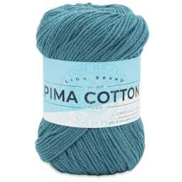 Lion Brand Pima Cotton Yarn - Dragonfly, 186 yards