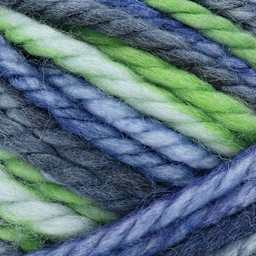 Lion Brand Re-Spun Thick & Quick Yarn - Riverside, close-up