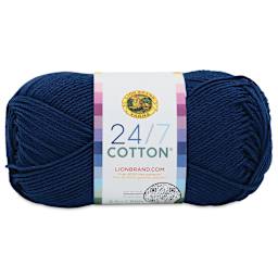 Lion Brand 24/7 Cotton Yarn - Admiral, 186 yards