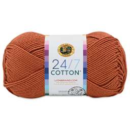 Lion Brand 24/7 Cotton Yarn - Heatwave, 186 yards
