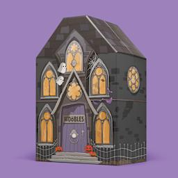The Woobles Woobly Haunted House Collectors Box - house, at an angle