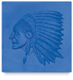 Metal Smith Mold - 4" x 4", Indian Chief