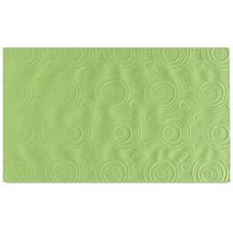 Marvy Uchida Corru-Gator Paper Crimper - Bubbles Pattern shown on green paper
