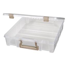 ArtBin Super Satchel Box One Compartment Box, lid open