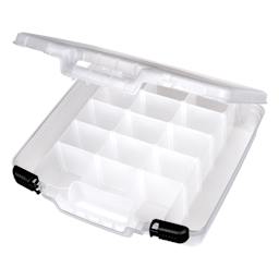 ArtBin Quick View Cases 15" Deep Base Divided lid open