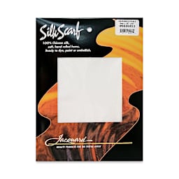 Jacquard Silk Scarf - Front of package of 45" Square scarf