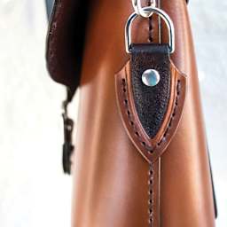 Realeather Waxed Thread - 2/3 oz, Approx 25 yd, Brown, keychain ornament