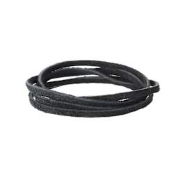 Realeather Suede Lace - 1/8" x 24 ft, Black