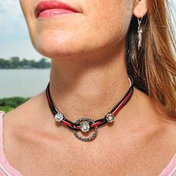 Realeather Suede Lace - 3/32" x 8 ft, Set of 3, necklace