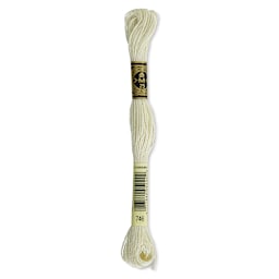 DMC Cotton Embroidery Floss - Off White, 8-3/4 yards (Front of label)