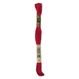DMC Cotton Embroidery Floss - Dark Red, 8-3/4 yards