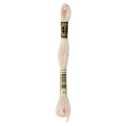 DMC Cotton Embroidery Floss - Light Baby Pink, 8-3/4 yards (Front of label)