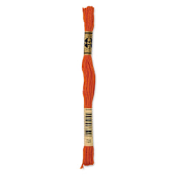 DMC Cotton Embroidery Floss - Dark Orange Spice, 8-3/4 yards
