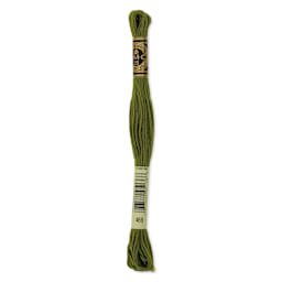 DMC Cotton Embroidery Floss - Avocado Green, 8-3/4 yards