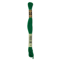 DMC Cotton Embroidery Floss - Green, 8-3/4 yards