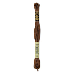 DMC Cotton Embroidery Floss - Dark Beige Brown, 8-3/4 yards