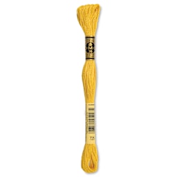 DMC Cotton Embroidery Floss - Medium Light Topaz, 8-3/4 yards