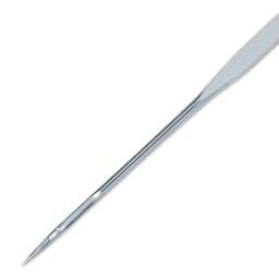 Dritz Ball Point Machine Needles - Size 14, Pkg of 4 close-up of needle