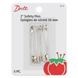 Dritz Safety Pins - 2", Pkg of 5 front of packaging