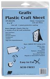 Grafix Craft Plastic - Front of 10 sheet Package