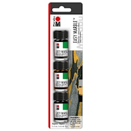 Easy Marble Starter Sets Elegance Trial Set - Silver, Gold & Black