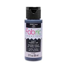 Plaid Fabric Creations Soft Fabric Ink - Black, 2 oz