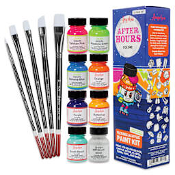 Angelus Acrylic Leather Paints - After Hours Kit, 1 oz
