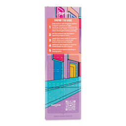 Angelus Acrylic Leather Paints - Pastel Daydream Kit, 1 oz back of packaging