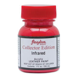 Angelus Acrylic Leather Paint - Infrared, Collector Edition, 1 oz