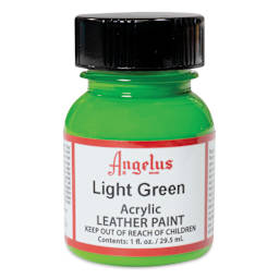 Angelus Acrylic Leather Paint - Light Green, 1 oz