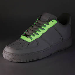 Angelus Glow in the Dark Acrylic Paint - 1 oz - on shoe paint glowing in the dark