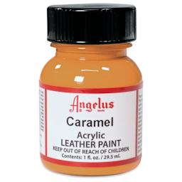 Angelus Acrylic Leather Paint - Caramel, 1 oz