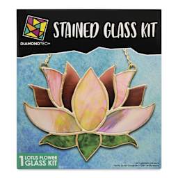Diamond Tech Stained Glass Kit - Lotus Flower - front of packaging
