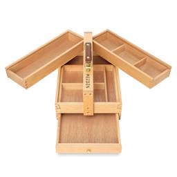 Meeden 3-level Artist Storage Box, tiers open