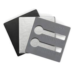ImpressArt Ring Stamp Straight Jig Set showing jig disassembled