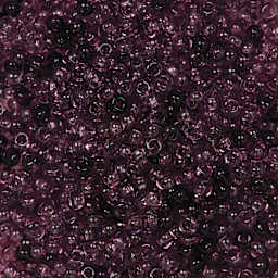 John Bead Czech Glass Seed Beads - Transparent Amethyst, Luster Mix, 10/0, 22 g Vial close up