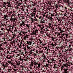 John Bead Czech Glass Seed Beads - Vintage Rose Mix, 10/0, 22 g Vial close up