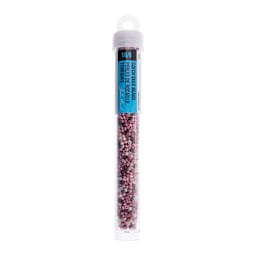 John Bead Czech Glass Seed Beads - Vintage Rose Mix, 10/0, 22 g Vial