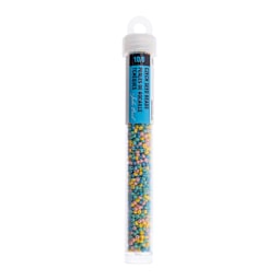 John Bead Czech Glass Seed Beads - Retro Pop Mix, 10/0, 22 g Vial