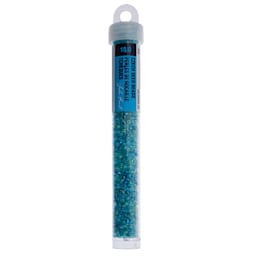 John Bead Czech Glass Seed Beads - Miami Surf Mix, 10/0, 22 g Vial
