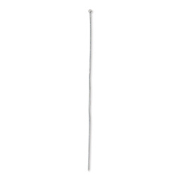 Beadalon Head Pins - Silver, Pkg of 24 - single pin head