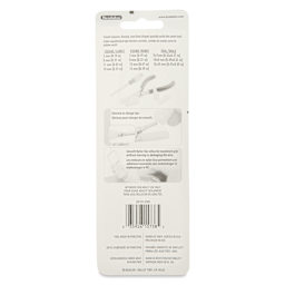 Artistic Wire Interchangeable Nylon Tip Stepped Pliers back of packaging