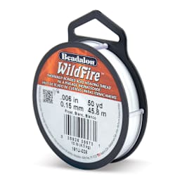Beadalon WildFire Beading Thread - Frost, 0.006", 50 yds