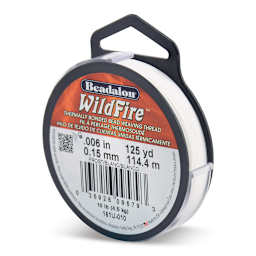 Beadalon WildFire Beading Thread - Frost, 0.006", 125 yds