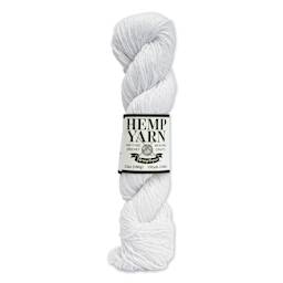 Hemptique Hemp Yarn - White, Hank,  132 yds